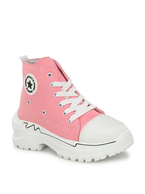 Hundo P Women Chunky Ankle Length Sneakers (Sale@349)