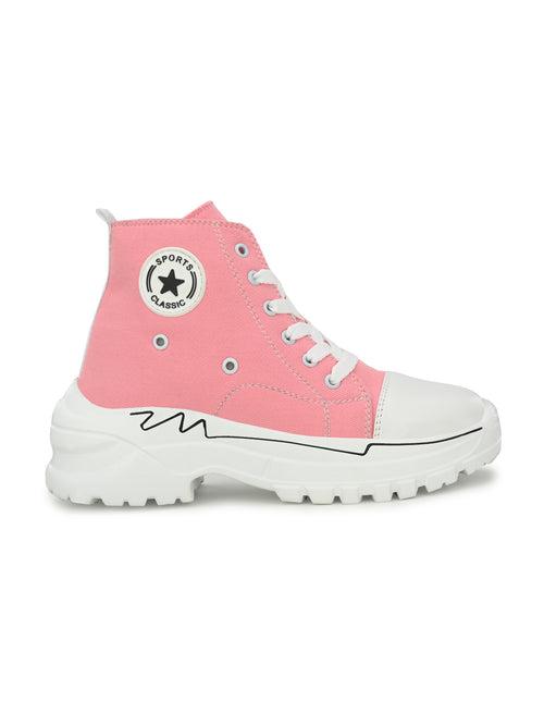 Hundo P Women Chunky Ankle Length Sneakers (Sale@349)