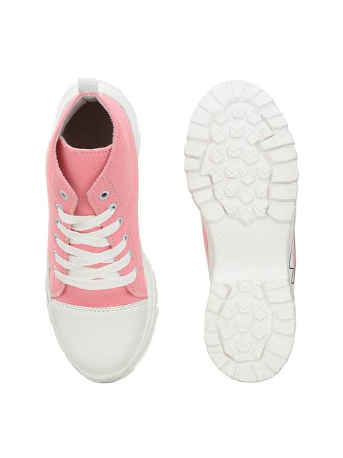 Hundo P Women Chunky Ankle Length Sneakers (Sale@349)