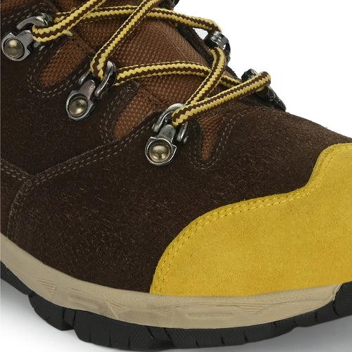 Eego Italy Genuine Leather Outdoor Shoes With Steel Toe