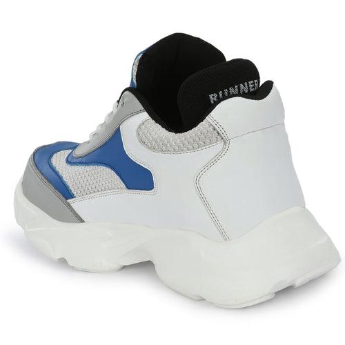 Eego Italy Runner Lightweight Stylish Sports Shoe RUNNER-WHITE-BLUE