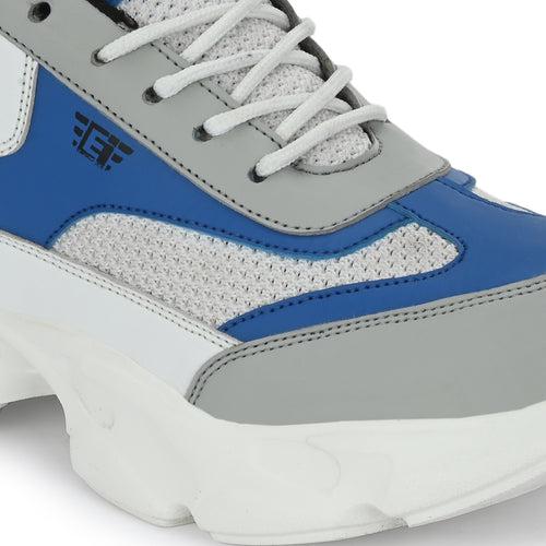 Eego Italy Runner Lightweight Stylish Sports Shoe RUNNER-WHITE-BLUE