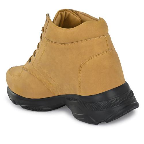 Eego Italy 3 Inch Hidden Height Increasing Casual Outdoor Sneakers Boot In Eva Sole, Height Elevator Boots