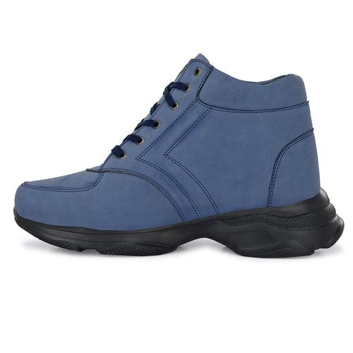 Eego Italy 3 Inch Hidden Height Increasing Casual Outdoor Sneakers Boot In Eva Sole, Height Elevator Boots