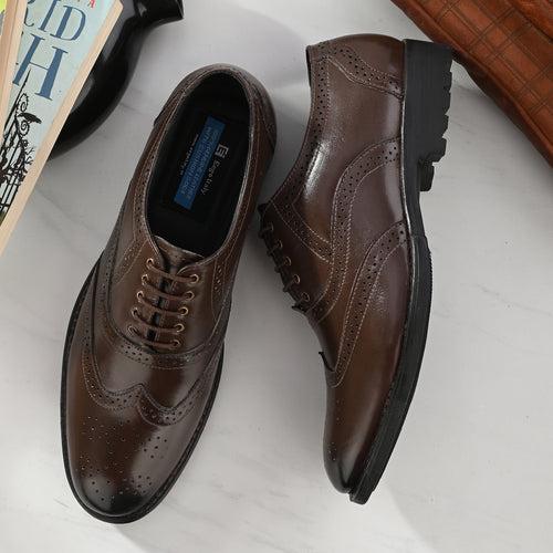 Eego Italy Genuine Leather Padded Brogues