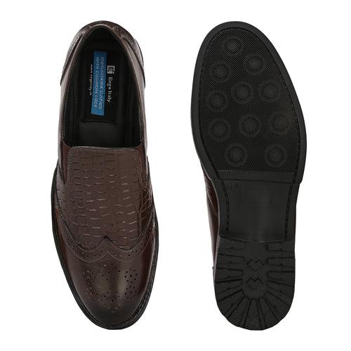 Eego Italy Genuine Leather Padded Brogues