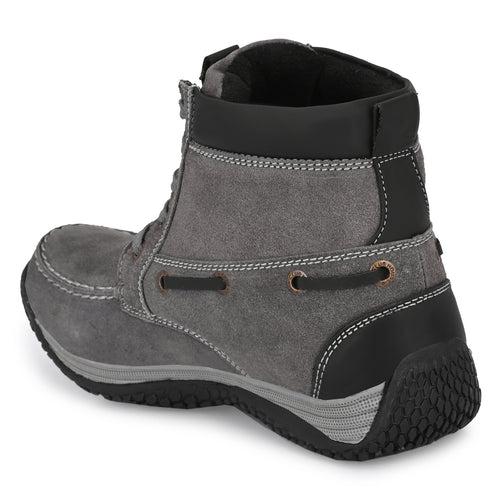 Eego Italy Genuine Leather Solid Outdoor Boots