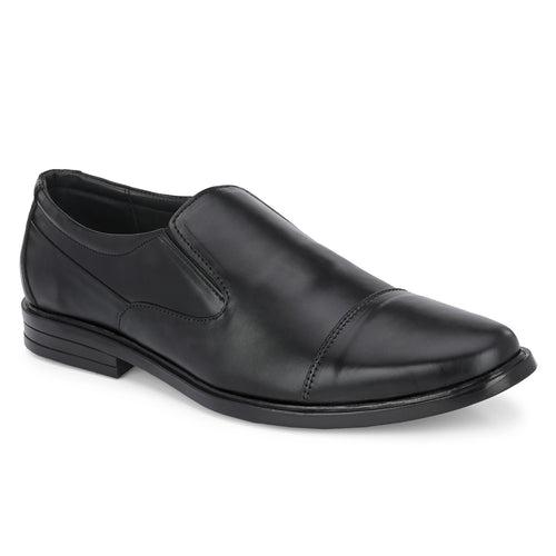 Eego Italy Plus Size Genuine Leather Toe Cap  Slip On Shoes