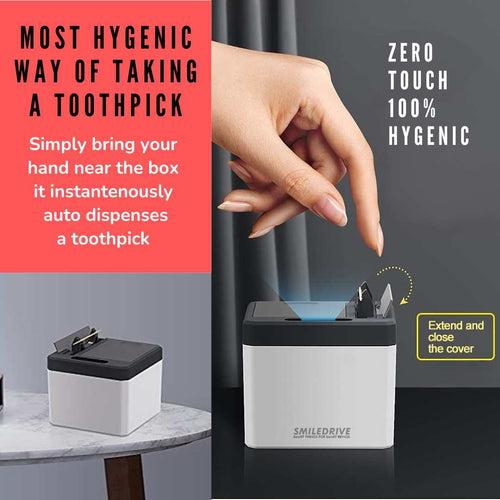 Smiledrive Automatic Toothpick Dispenser Box Smart Toothpick Holder