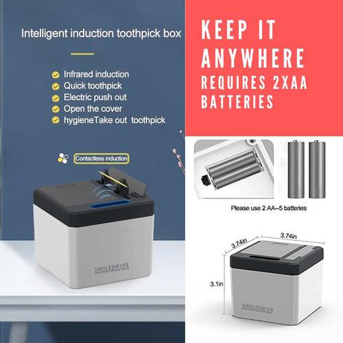 Smiledrive Automatic Toothpick Dispenser Box Smart Toothpick Holder