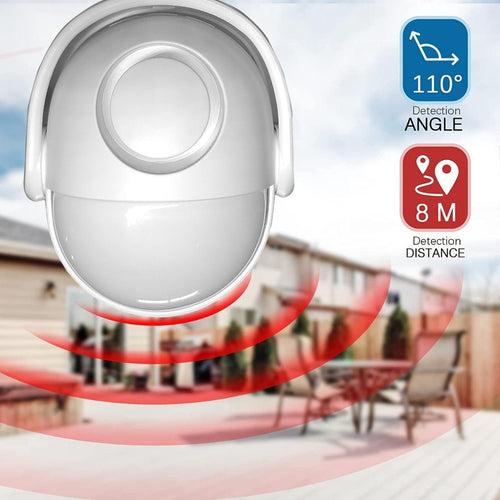 PIR Motion Sensor Alarm Long Range Wireless Infrared Motion Detector for Home and Office with remote