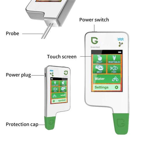 Greentest Digital Food Tester, Nitrate Detector for Fruits, Vegetables, Meat, Fish, TDS Meter To Test Water