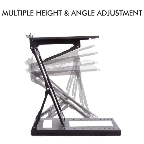 Laptop Standing Desk Table Stand with Adjustable Height & Angle Options - Made in India