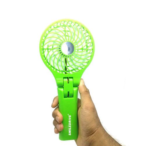 Powerful Handheld Rechargeable Desk Fan-4000mAH Foldable Portable Design