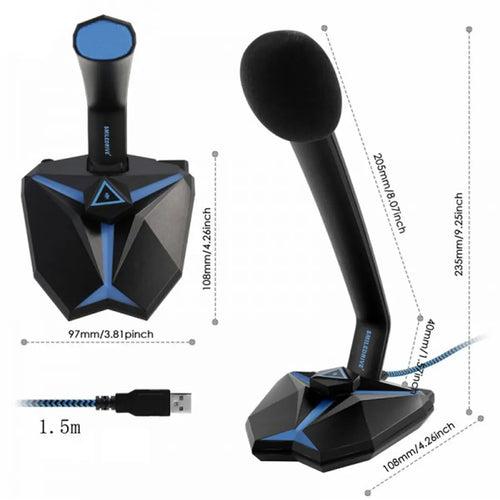 Smiledrive USB Microphone PC Computer Gaming Mic with Mute Button for Streaming/Chatting/vlogging-Windows/Mac OS compatible