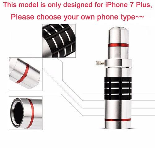 18x Optical Zoom Mobile Lens Kit Telescope Lens with Tripod, Back case/Cover compatible with iPhone X