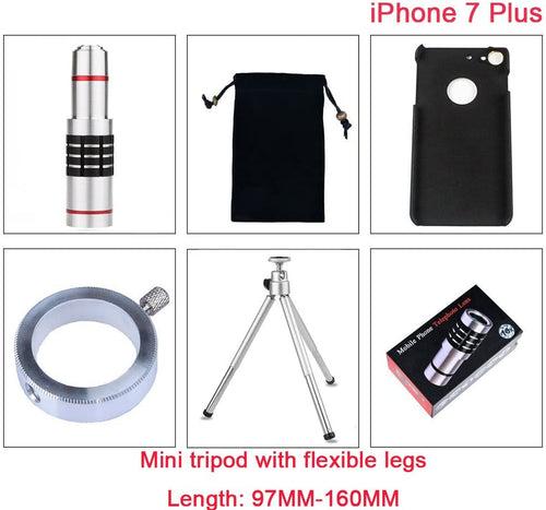 18x Optical Zoom Mobile Lens Kit Telescope Lens with Tripod, Back case/Cover compatible with iPhone X