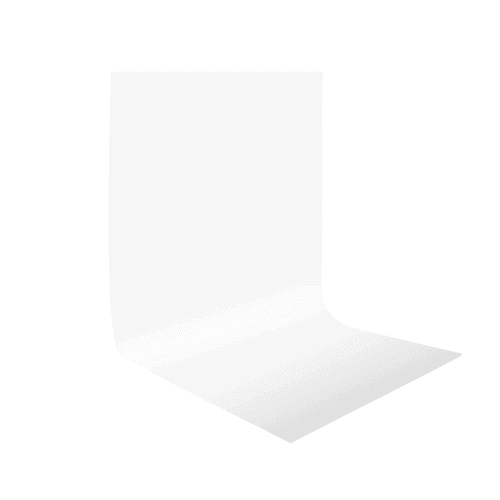 Smiledrive White Background Sheet for Photography PVC PP Plastic Washable, Seamless Large Size 100x300cm