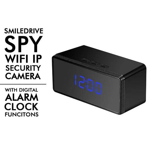 Spy Wifi IP Security Clock Camera with 720P with 2-Way Talk, Night Vision & Motion Detection