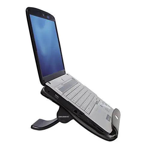 Universal Laptop Stand With Integrated 4 Port USB Hub & 6 Angle Adjustments