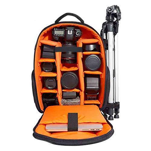 DSLR Camera Laptop Bag Backpack with Padded Adjustable Grids