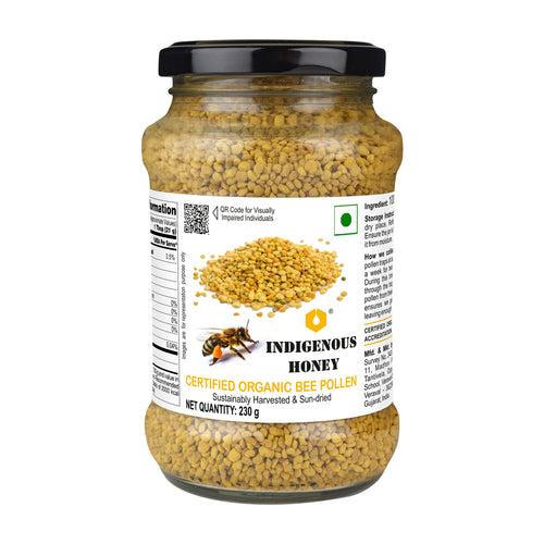 Pure Natural Organic Bee Pollen sourced from beehive 230 g