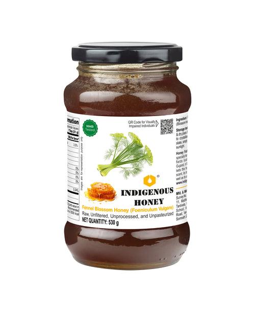 Natural Raw Fennel Honey - Unpasteurized, Unfiltered Delight