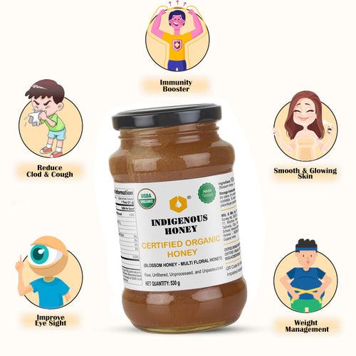 Certified Organic Wild Honey