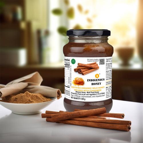 Raw Organic Honey with Infused Cinnamon