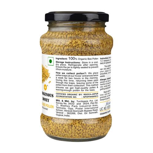 Pure Natural Organic Bee Pollen sourced from beehive 230 g