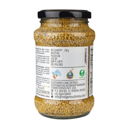 Pure Natural Organic Bee Pollen sourced from beehive 230 g