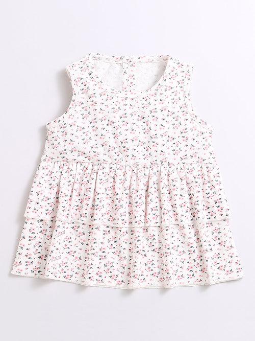 Flayered Top with Shorts/Summer Dress For Kid Girls.