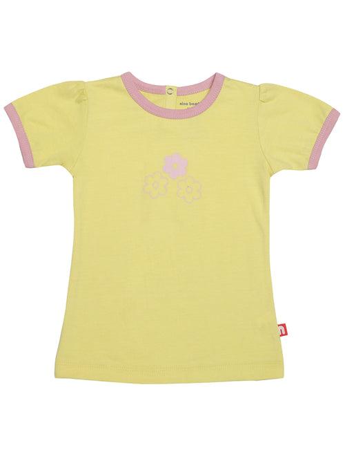 Short Sleeve Round Neck T-Shirt (Pack of 2) For Baby Girls