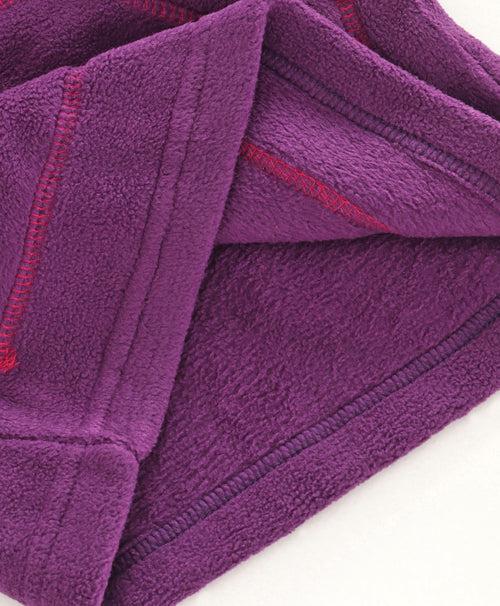 Polar-Fleece High Collar Purple Color Sweatshirt for Kids