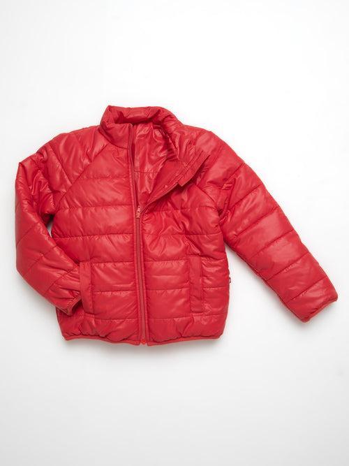 Red Puffer Jacket for Unisex Kids (Kids Boy & Kids Girl)