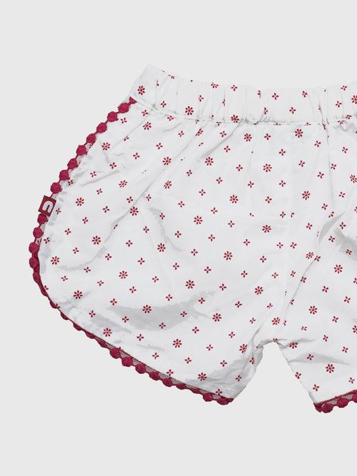 White Shorts For Baby Girls