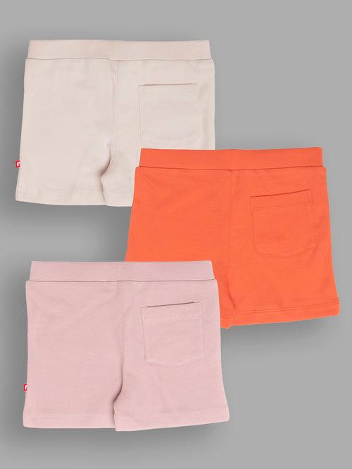 Multi-Color Shorts Sets (Pack Of 3) For Baby & kids Boy.