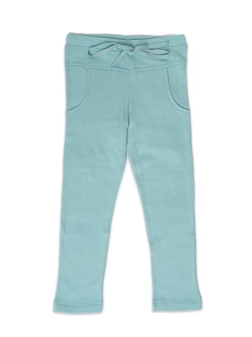 Fleece Aqua blue Track Pant/ Legging for Boys