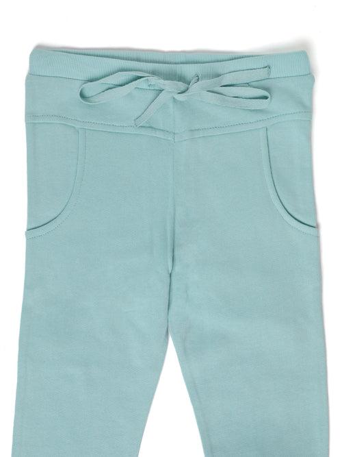 Fleece Aqua blue Track Pant/ Legging for Boys