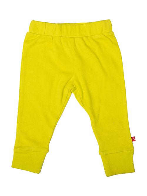 Yellow & Cream Legging Sets (Pack Of 2) For Baby Girls