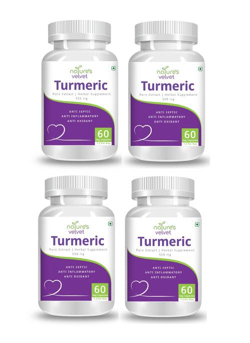 Turmeric Pure Extract - Triple Strength Turmeric - 500 MG (60 Vegetarian Capsules)