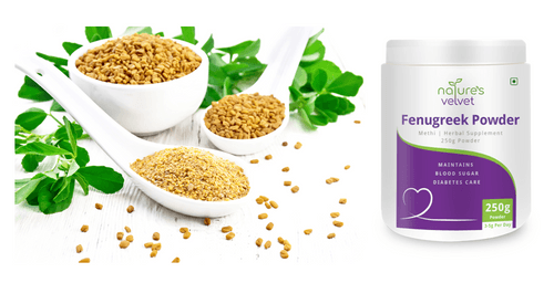 Natures Velvet Fenugreek Methi Powder 250g