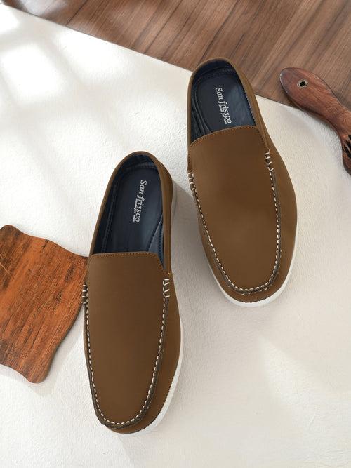 Nomad Tan Casual Mules