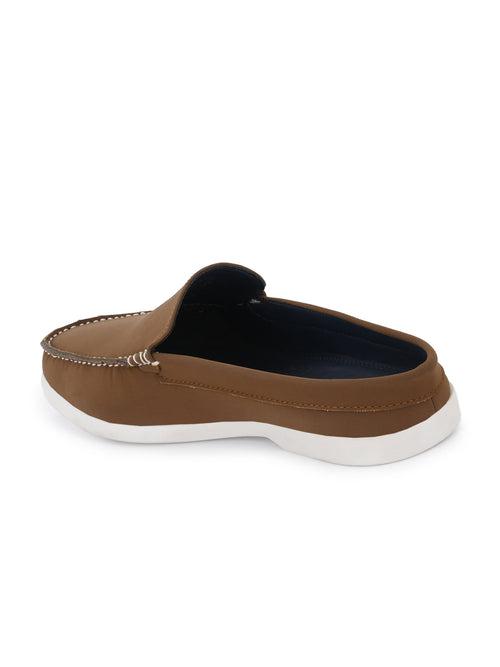 Nomad Tan Casual Mules