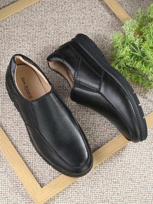 Tubac Solid Black Slip-Ons