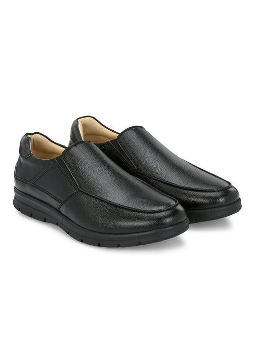 Tubac Solid Black Slip-Ons