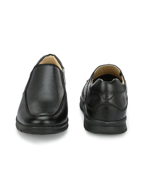 Tubac Solid Black Slip-Ons