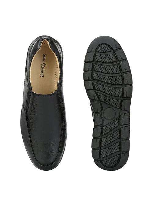 Tubac Solid Black Slip-Ons