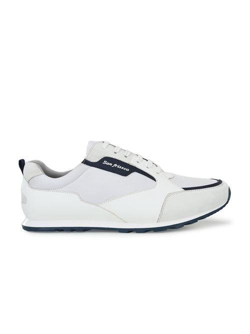 Maverick White Casual Trainers