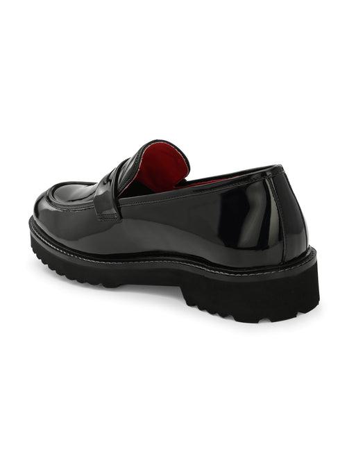 Seoul Black Chunky Loafers